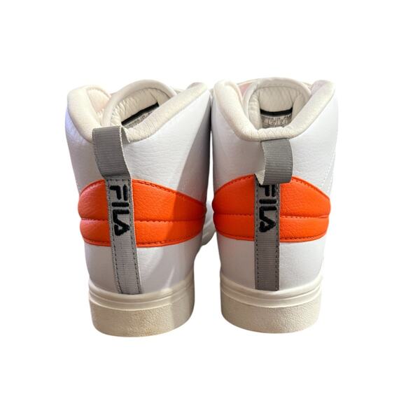 Fila Vulc 13 Reflective High-Top Sneaker Shoes Men's US 9 | EUR 42 White w/ Box - Picture 6 of 9